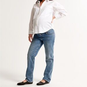 Abercrombie maternity 90s straight Jean (sold out online)